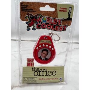 The Office Talking Keychain Worlds Coolest Michael Scott 6 Phrases Red New 5018